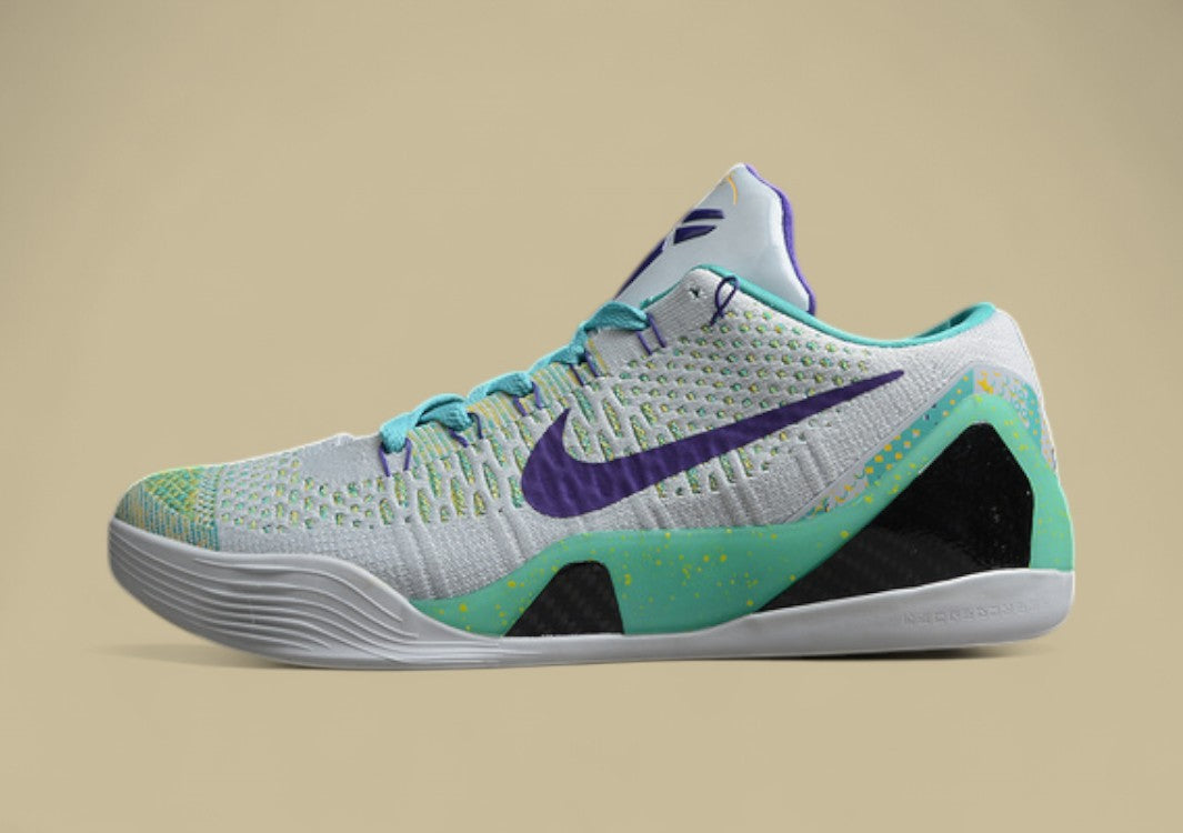 Kobe 9 Elite Low Grey/Purple/Sky Blue