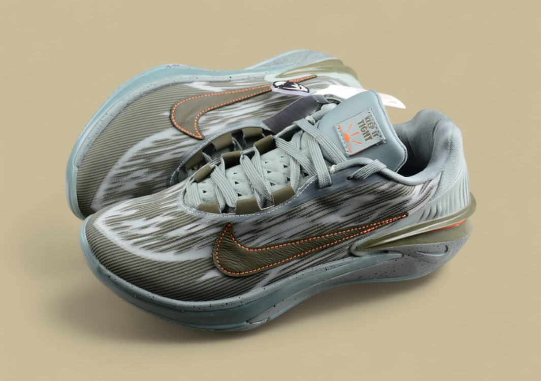Nike Air Zoom G.T. Cut 2 EP Striking Green with Grey and Orange Highlights