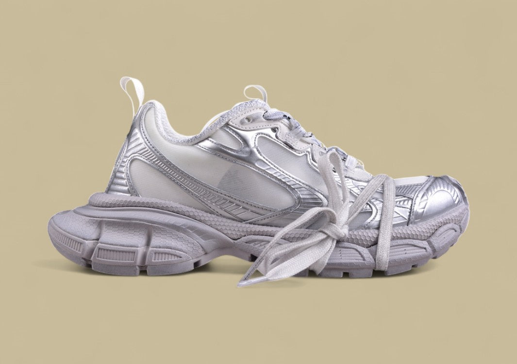 Balenciaga Runner Sneaker – Metallic Silver