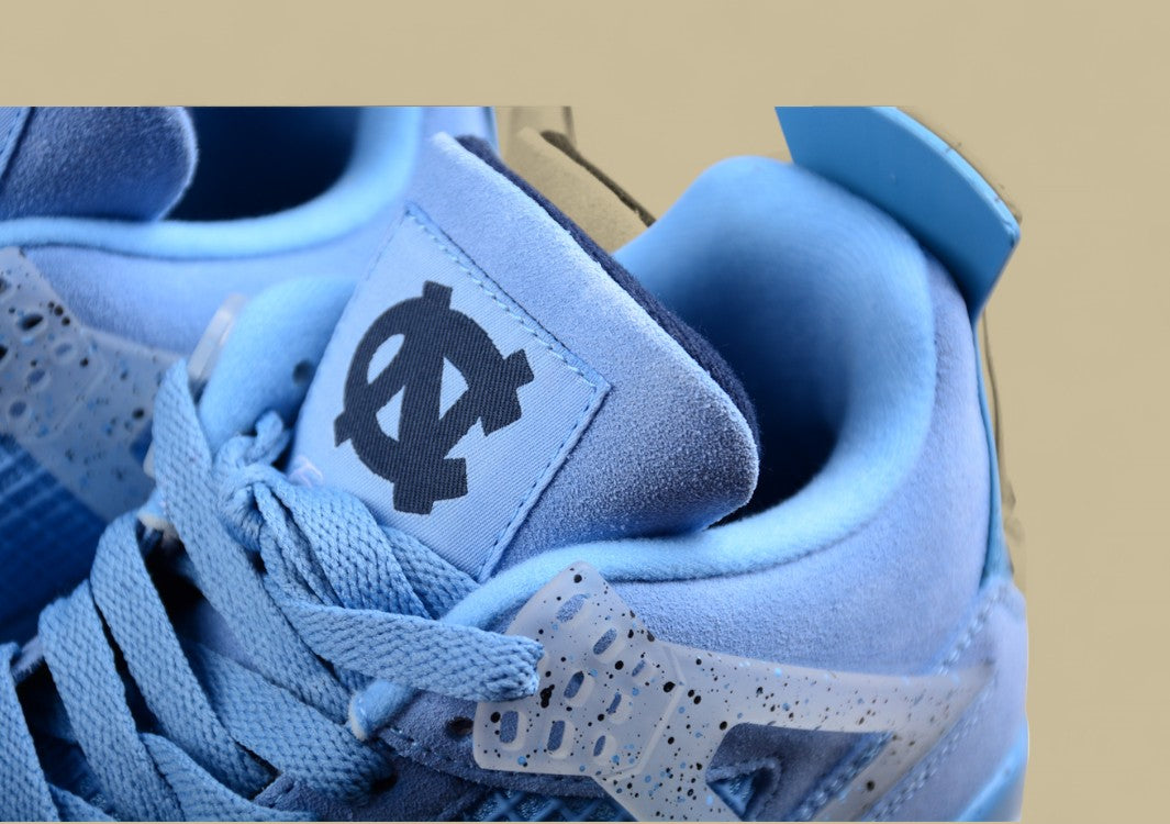 Air Jordan 4 Retro UNC PE North Carolina Blue