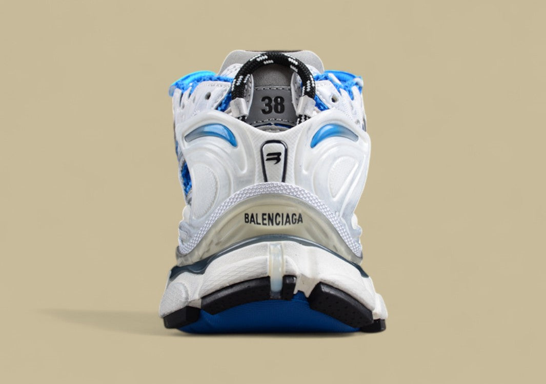 Balenciaga Runner Sneaker in Blue/White/Silver