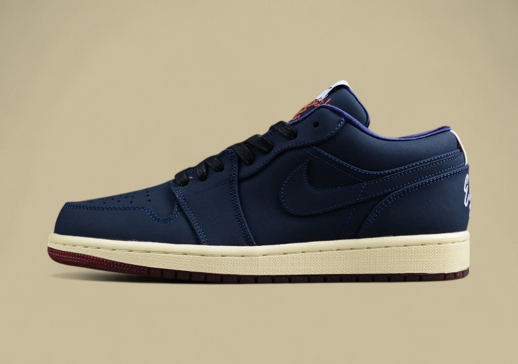 Air Jordan 1 Low Top Black Blue