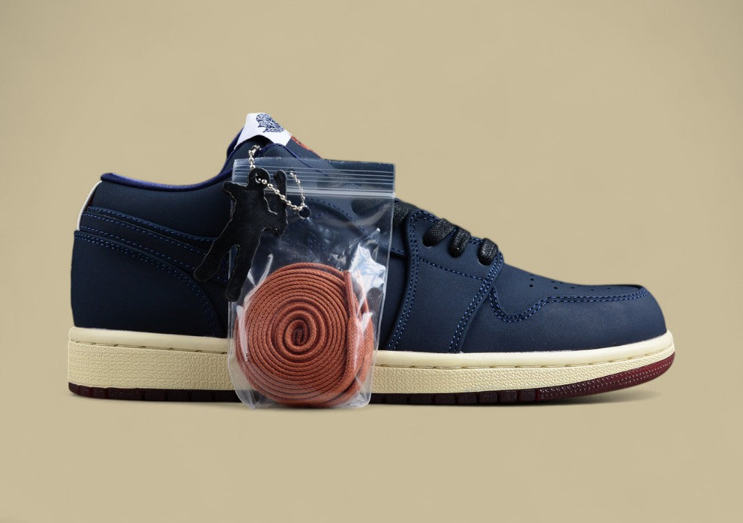 Air Jordan 1 Low Top Black Blue