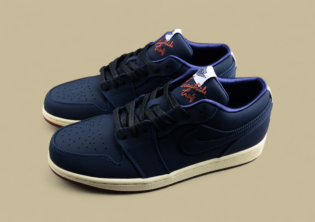 Air Jordan 1 Low Top Black Blue