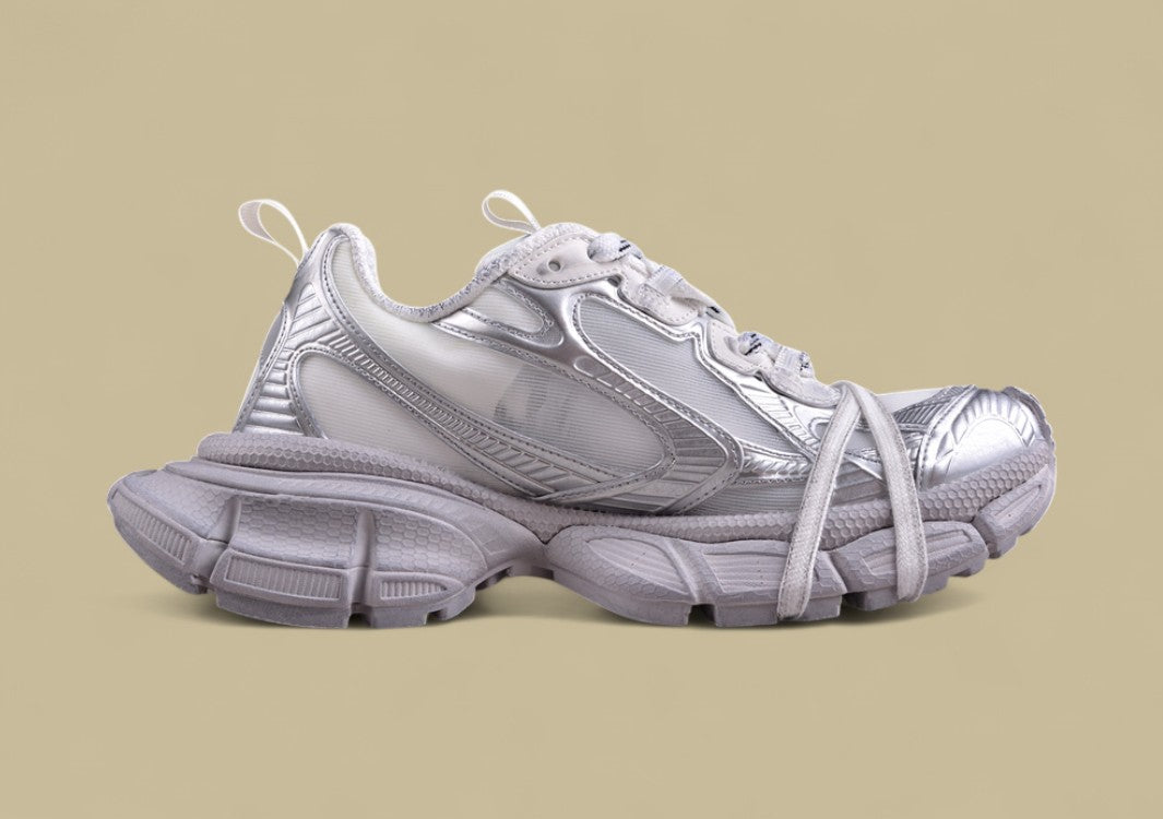 Balenciaga Runner Sneaker – Metallic Silver