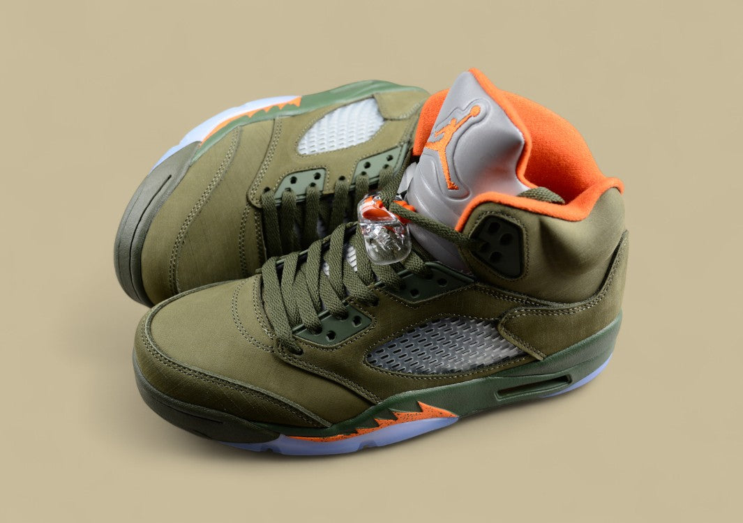 Air Jordan 5 Retro Olive Green